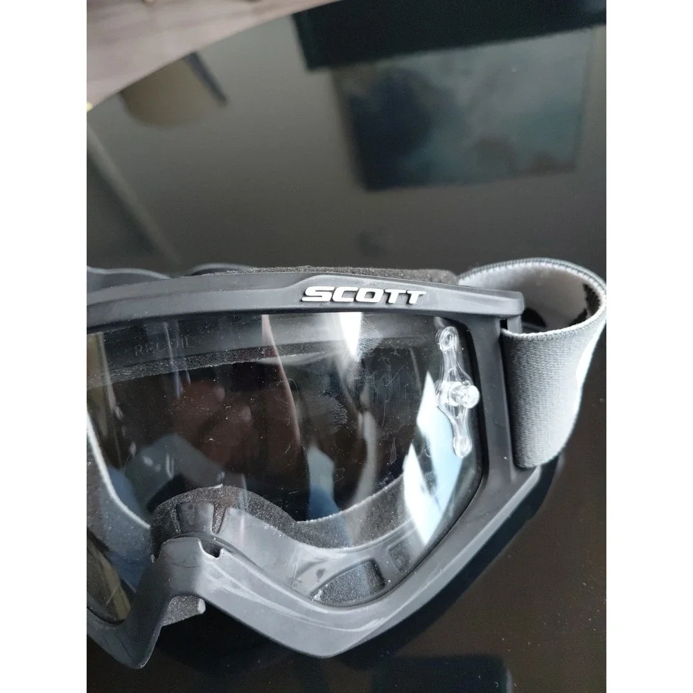 Scott Primal Goggle Black-White‎ (Clear Lens) 278598-1007113